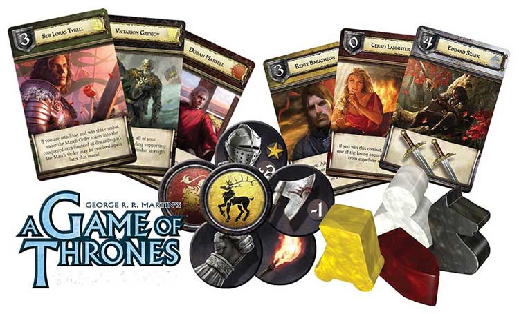 game of thrones board game characters 